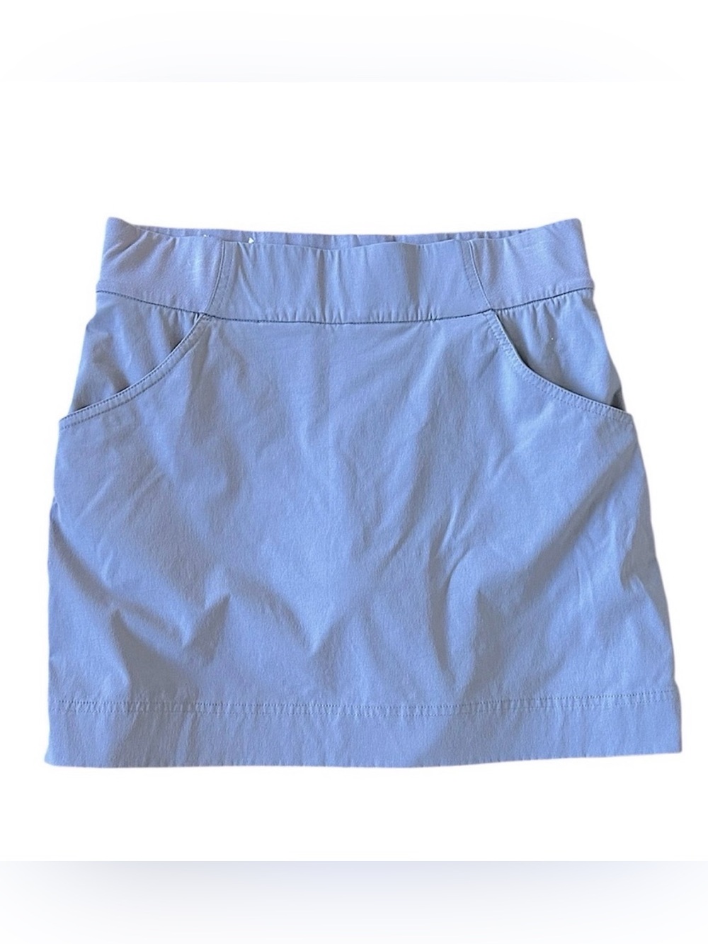 COLUMBIA lavender/gray elastic waist skort size Medium